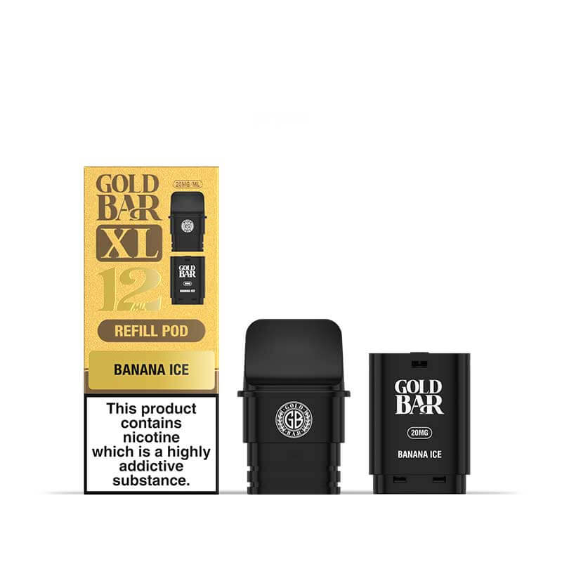Gold Bar XL Banana Ice Prefilled Pod + Refill
