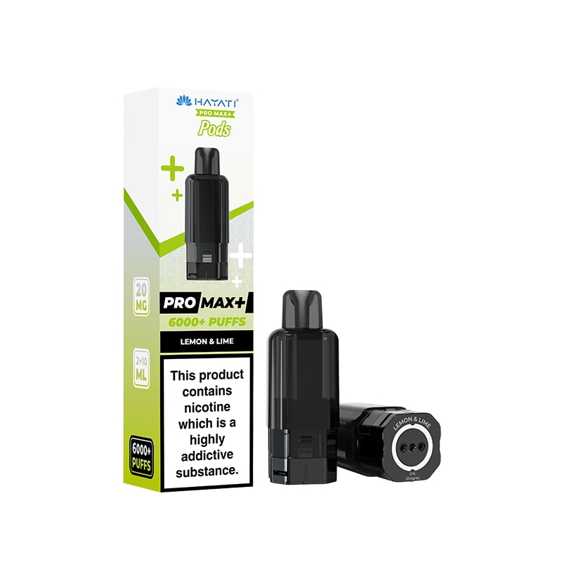 Hayati Pro Max Plus Lemon & Lime Prefilled Pod + Refill