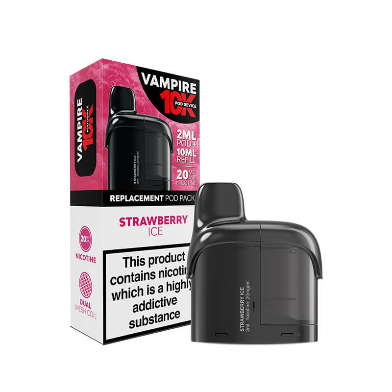 Vampire 10K Strawberry Ice Prefilled Vape Pods