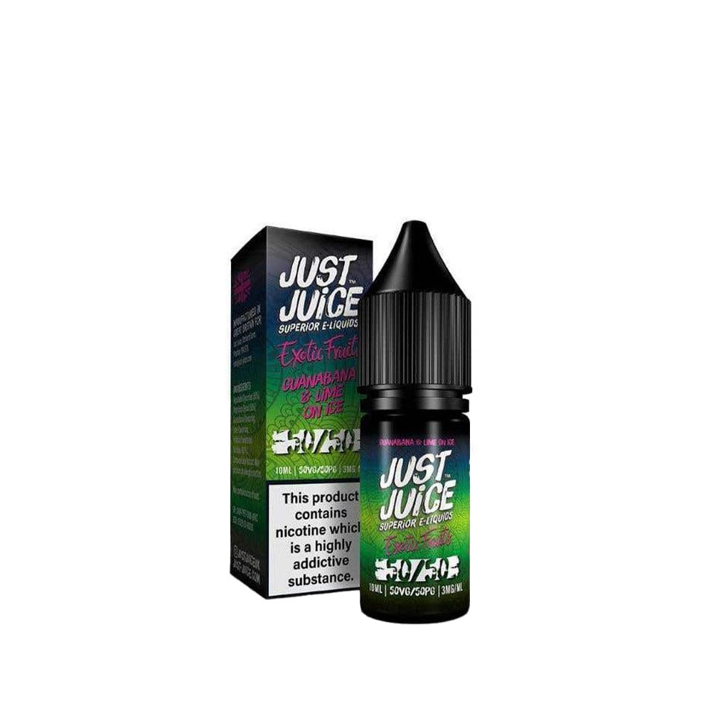 Just Juice Guanabana, Lime on Ice 50/50 E-Liquid 12mg