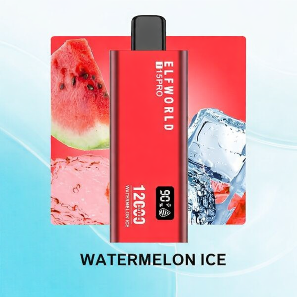 Elf World 15pro 12000 Puffs | 50mg Nic Disposable | Slim Metal Body | Dedicated Indicators