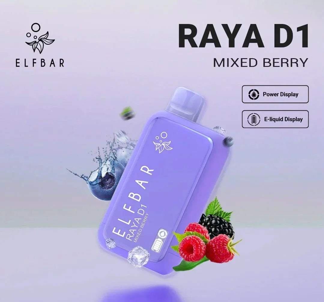 ELF BAR RAYA D1 – Mixed Berry - Vape Shop Noida
