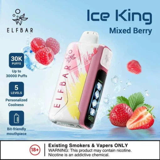 Elf Bar Ice King – Mixed Berries – 30K - Vape Shop Noida