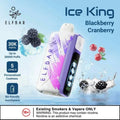 Elf Bar Ice King – Blackberry Cranberry – 30K - Vape Shop Noida