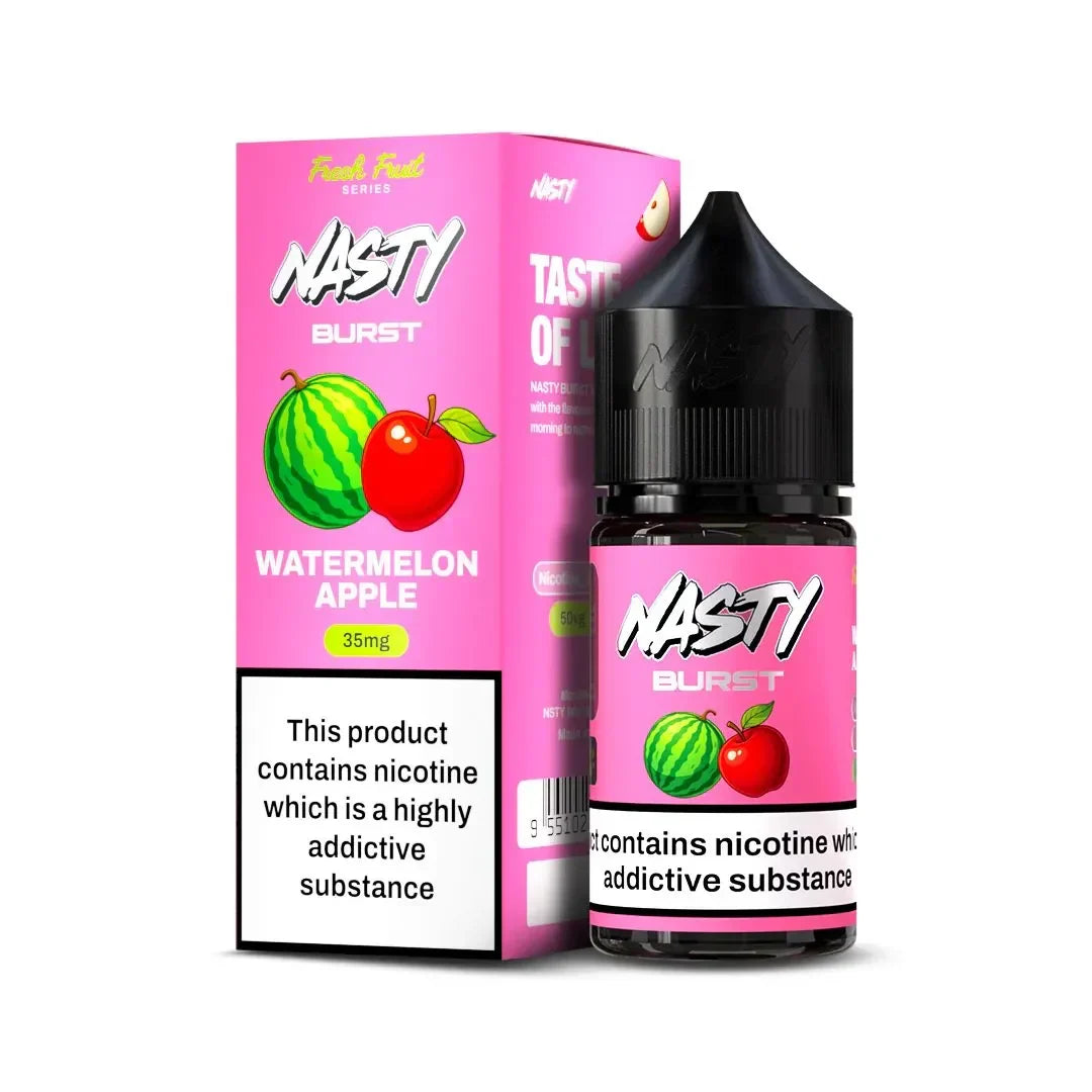 Nasty Burst Nic salts – Watermelon Apple - Vape Shop Noida