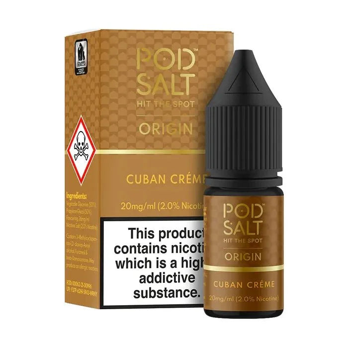 POD SALT CUBAN CREME – Nicotine Salt - Vape Shop Noida