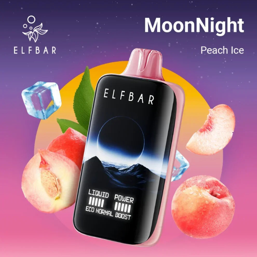 Elf Bar Moon Night 40K – Peach Ice - Vape Shop Noida