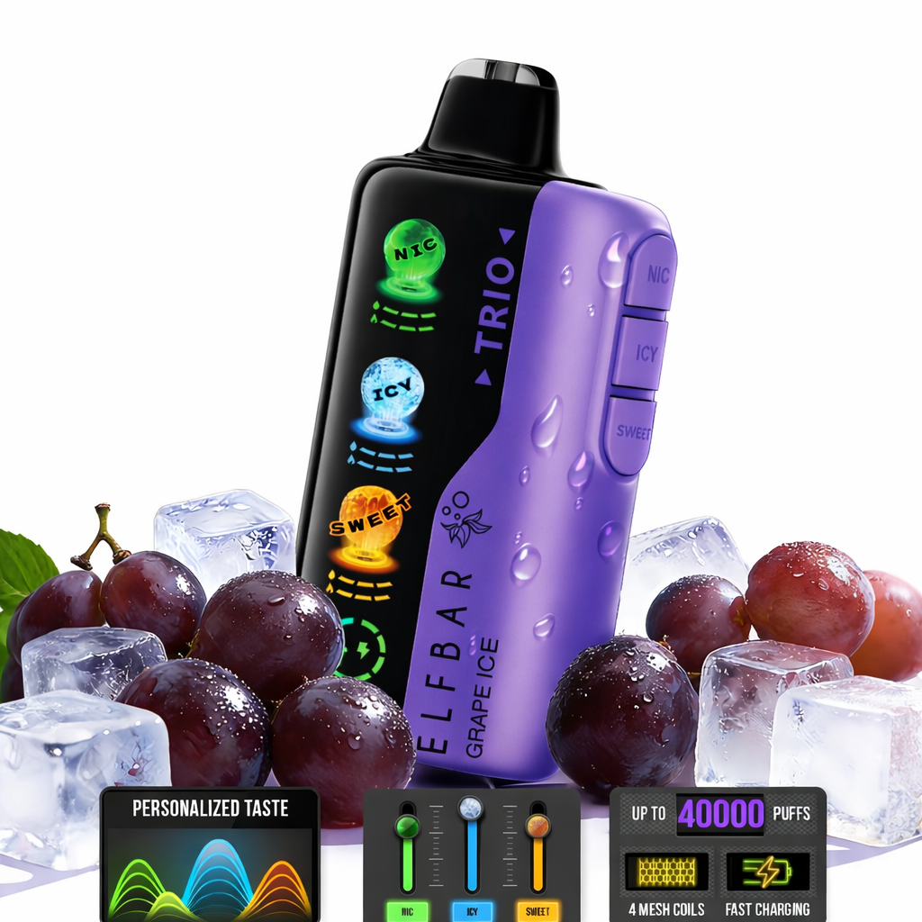 ELFBAR Trio 40K — 40,000 Puffs Disposable Vape