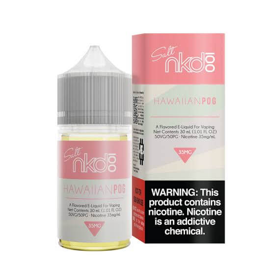 Nkd Nicotine Salts | 35mg - 50mg | Nicotine E Liquid | 30ml Bottle