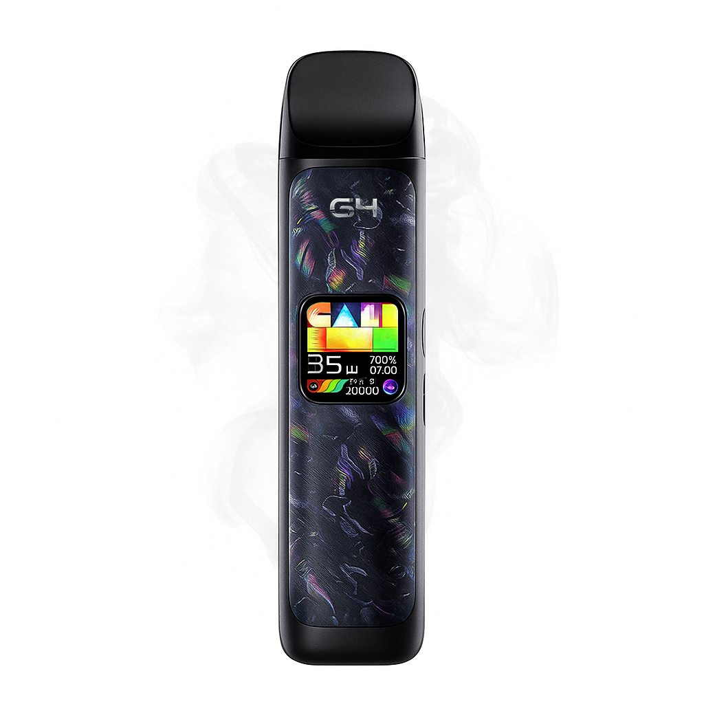 Uwell Caliburn G4 Pod System Kit – 35W Rechargeable Vape with HD Screen, Adjustable Airflow & Mesh Coil Pods