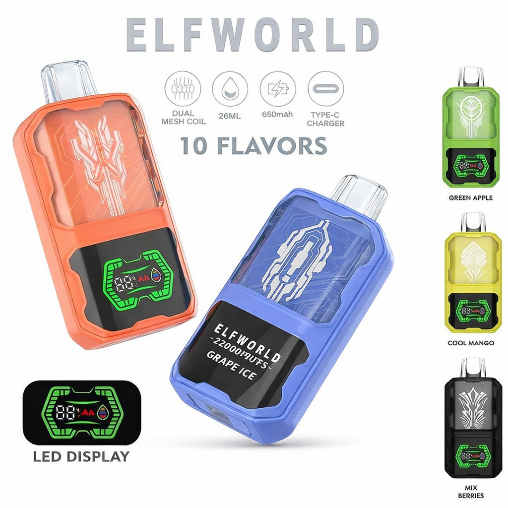 ELFWORLD Ai 22000 Puffs Disposable Vape