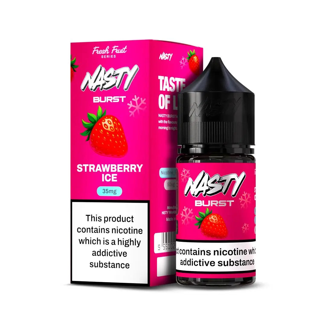 Nasty Burst Nic salts – Strawberry ice - Vape Shop Noida