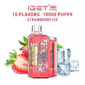 IGET FLARE B10000 – Strawberry ice - Vape Shop Noida