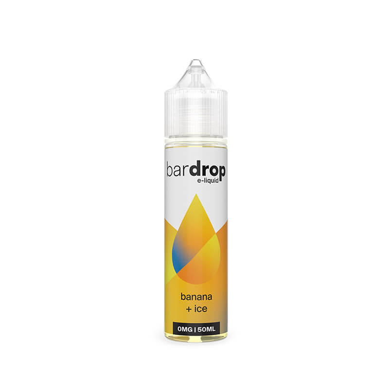 Bar Drop Banana Ice 50ml Shortfill E-Liquid