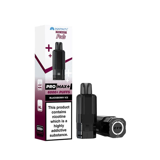 Hayati Pro Max Plus Blackberry Ice Prefilled Pod + Refill