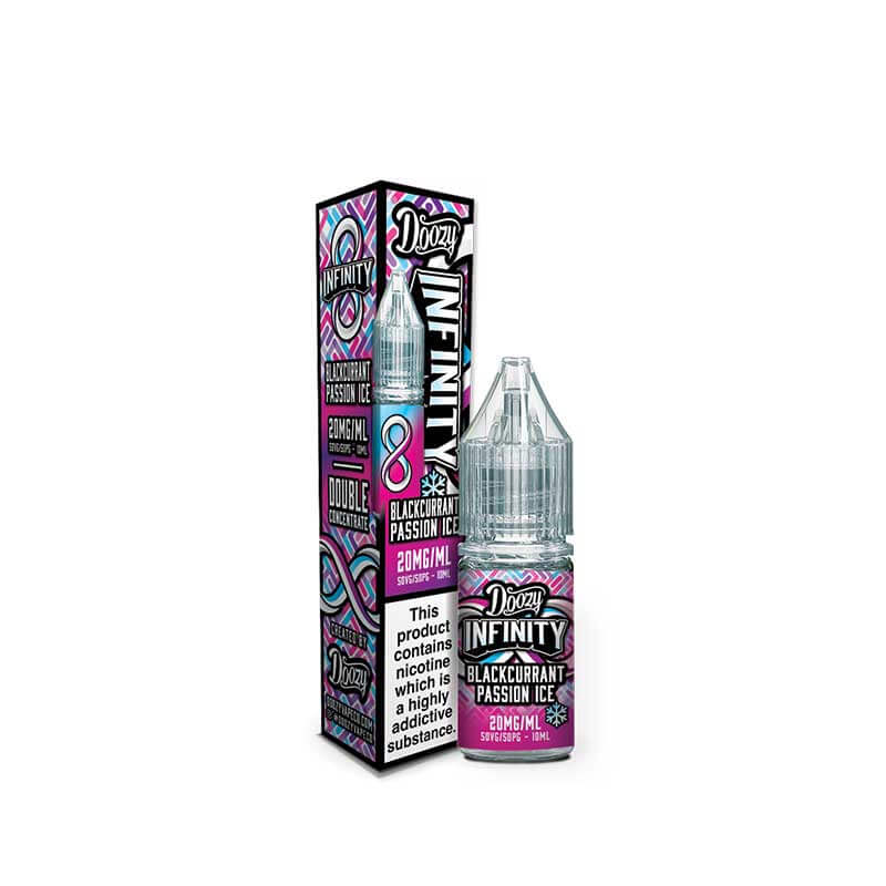 Doozy Vape Co Infinity Blackcurrant Passion Ice Nic Salt E-Liquid 10ml