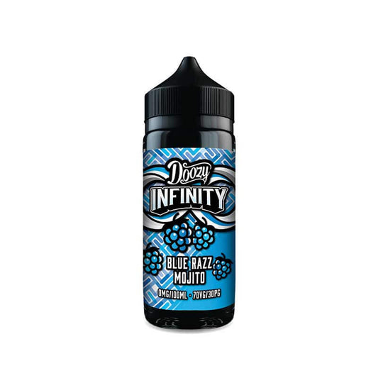 Doozy Vape Co Infinity Blue Razz Mojito Shortfill E-Liquid 100ml