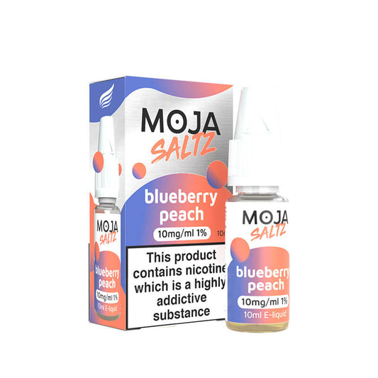 MOJA Saltz Blueberry Peach 10ml Nic Salts E-Liquid