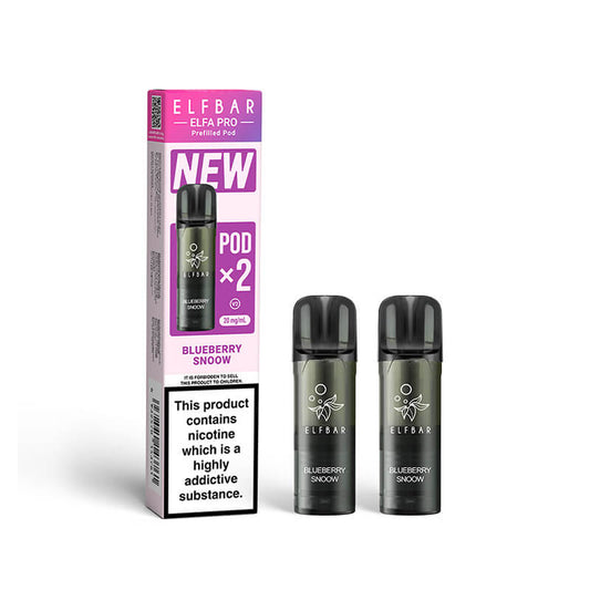 Elf Bar Elfa Pro Blueberry Snoow Prefilled Pod 20mg - 2 Pack