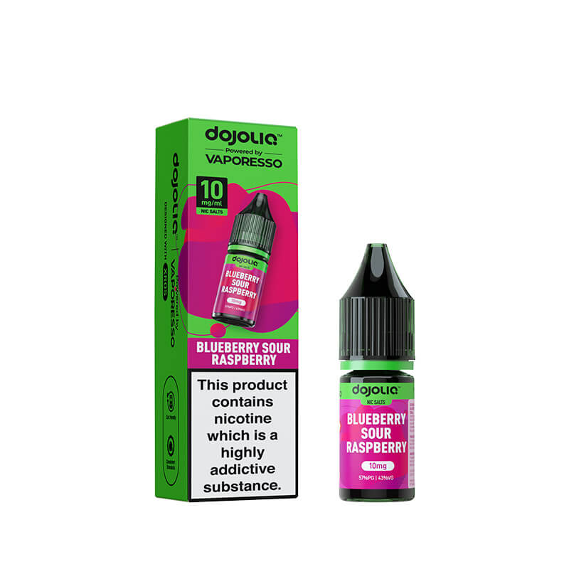 DojoLiq Blueberry Sour Raspberry 10ml Nic Salt E-Liquid by Vaporesso