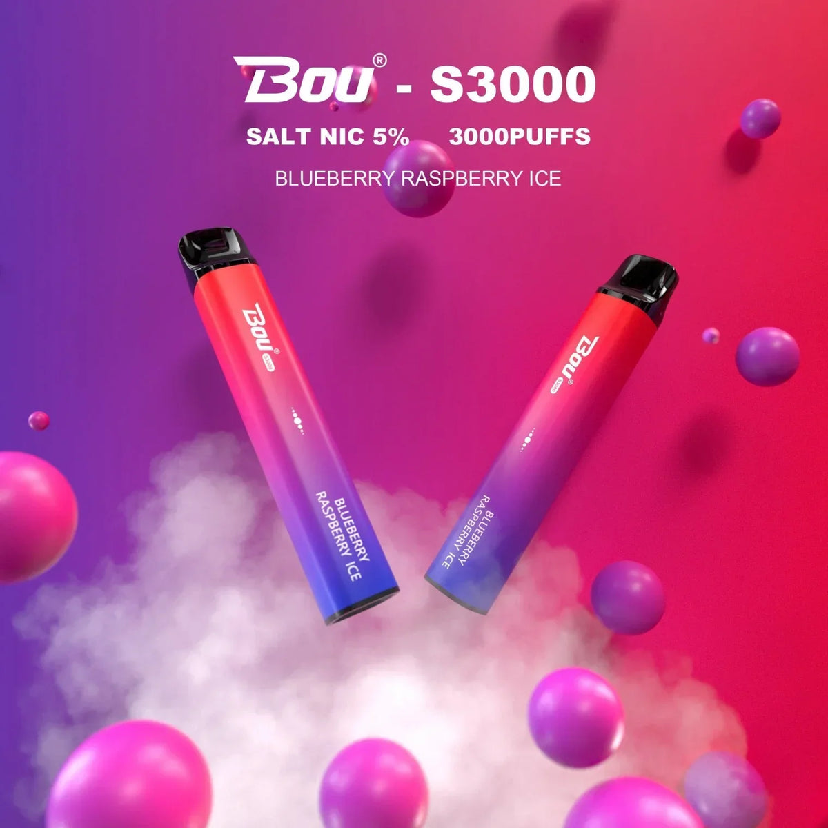Bou Pod Bar 50mg Nic - 3000 Puffs