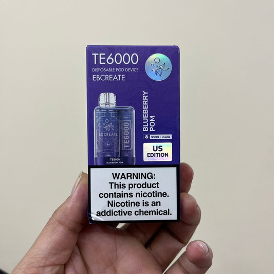 EB Create TE 6000 Rechargeable Vape Device - Nic 5mg