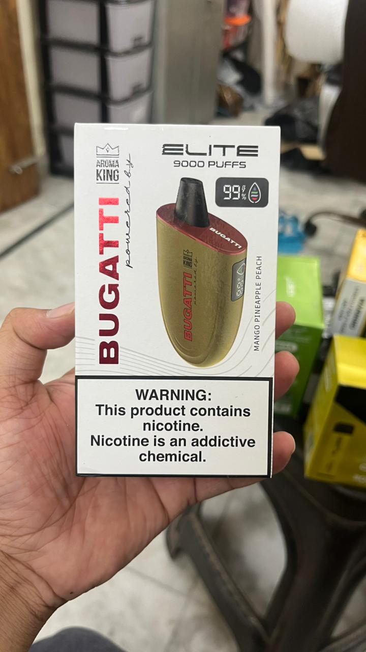 Bugatti Elite Premium Vape - 9000 Puffs