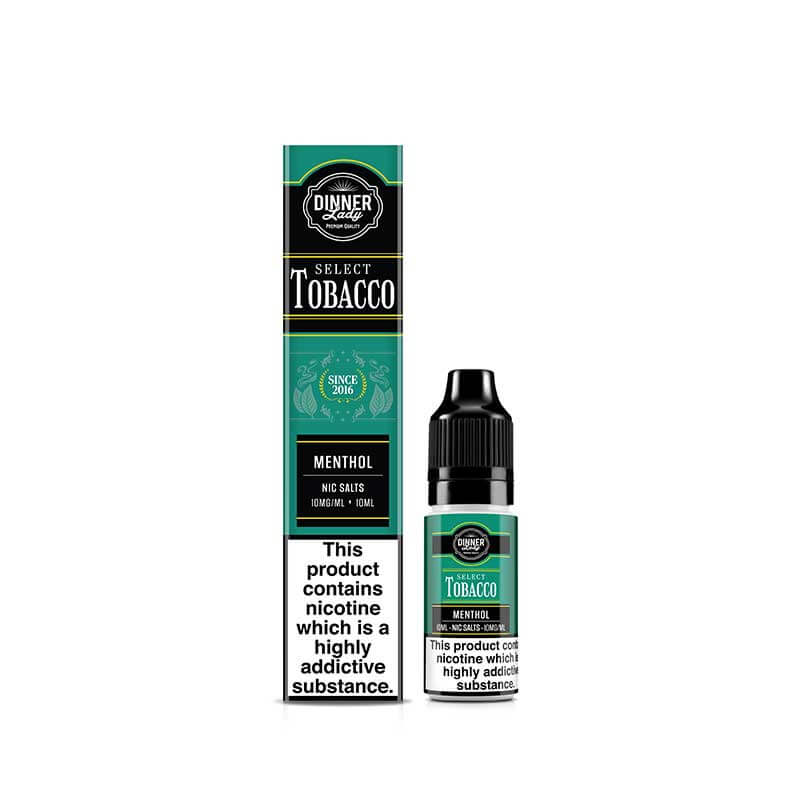 Dinner Lady Tobacco Menthol 10ml Nic Salt E-Liquid