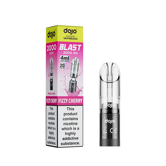 Vaporesso DOJO Blast 2000 Go Fizzy Cherry Prefilled Pod & Refill