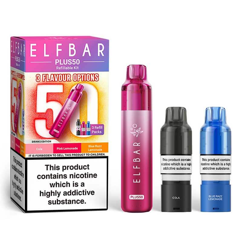 Elf Bar Plus 50 Prefilled Pod Vape Kits