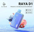 ELF BAR RAYA D1 – Peach Lychee Blackcurrant - Vape Shop Noida
