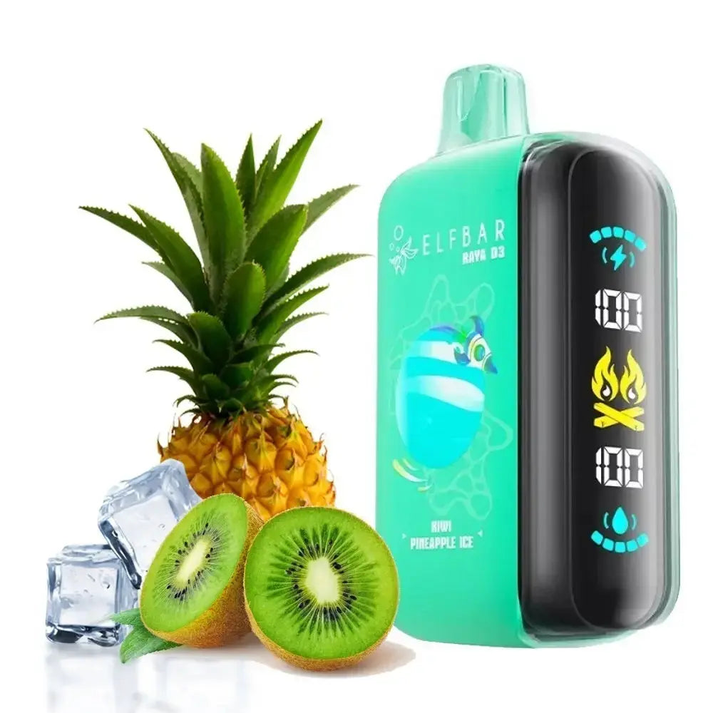 Elfbar Raya D3 25000 Puffs | 50mg Nic Disposable | Dedicated Indicators | Triple Mesh Coil