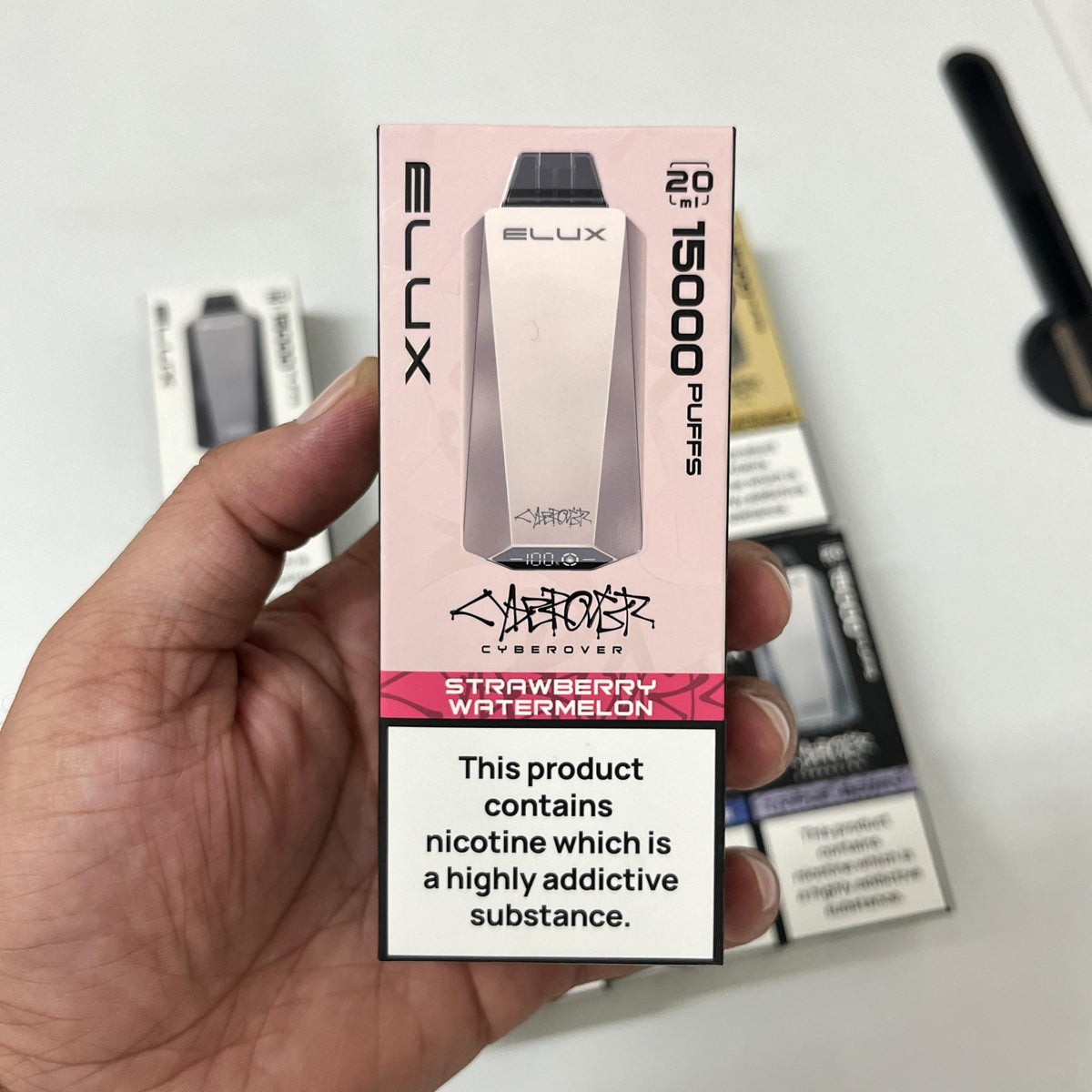 Elux Cyberover Stainless Steel - 15,000 Puffs