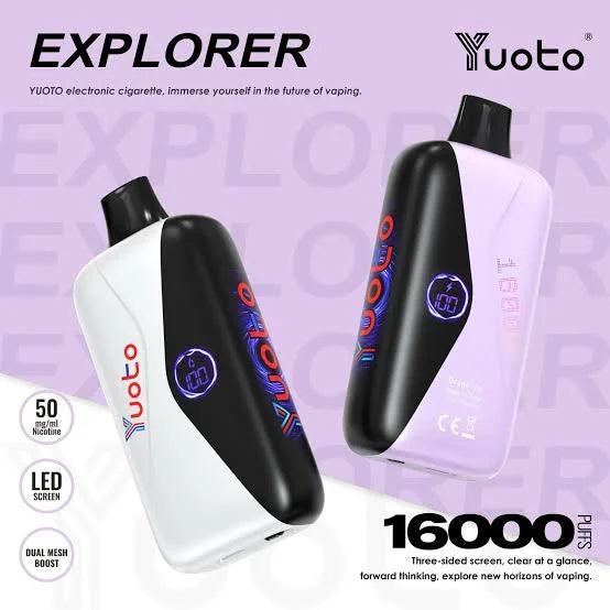 Strawberry Kiwi - Yuoto Explorer - 16,000 Puffs