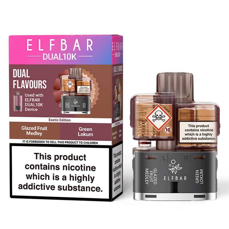 Elf Bar Dual 10K Exotic Edition Prefilled Pod + Refill