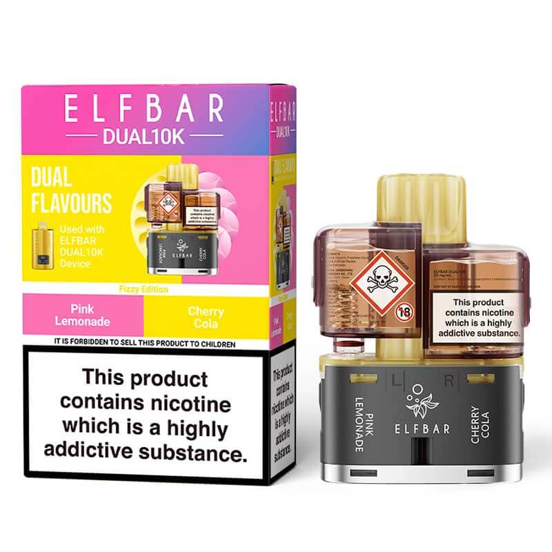 Elf Bar Dual 10K Fizzy Edition Prefilled Pod + Refill
