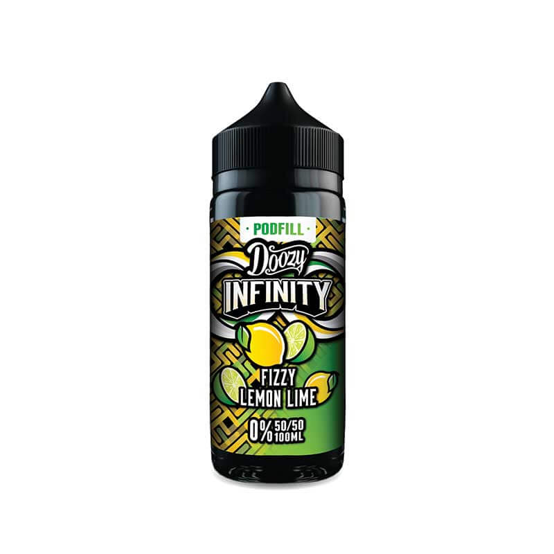 Doozy Vape Co Infinity Fizzy Lemon Lime 50/50 Shortfill E-Liquid 100ml