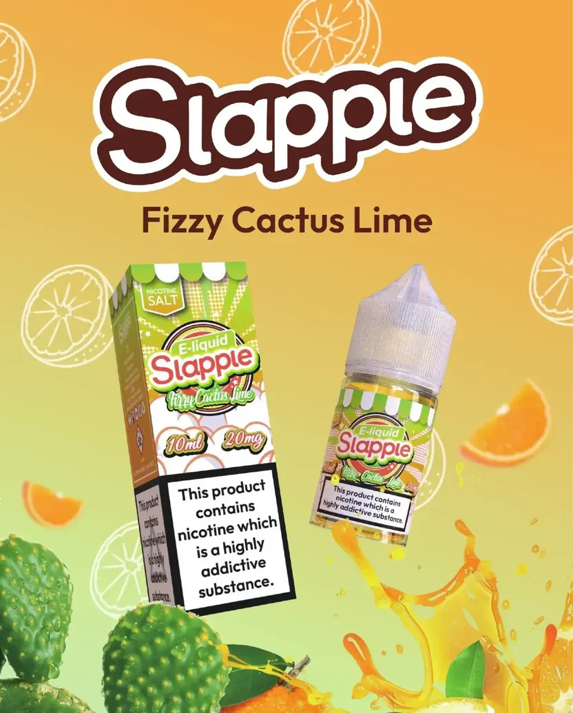 Fizzy Cactus Lime Slappel Nic Salt 30ML (30MG/50MG) | Vape Billiorsonn