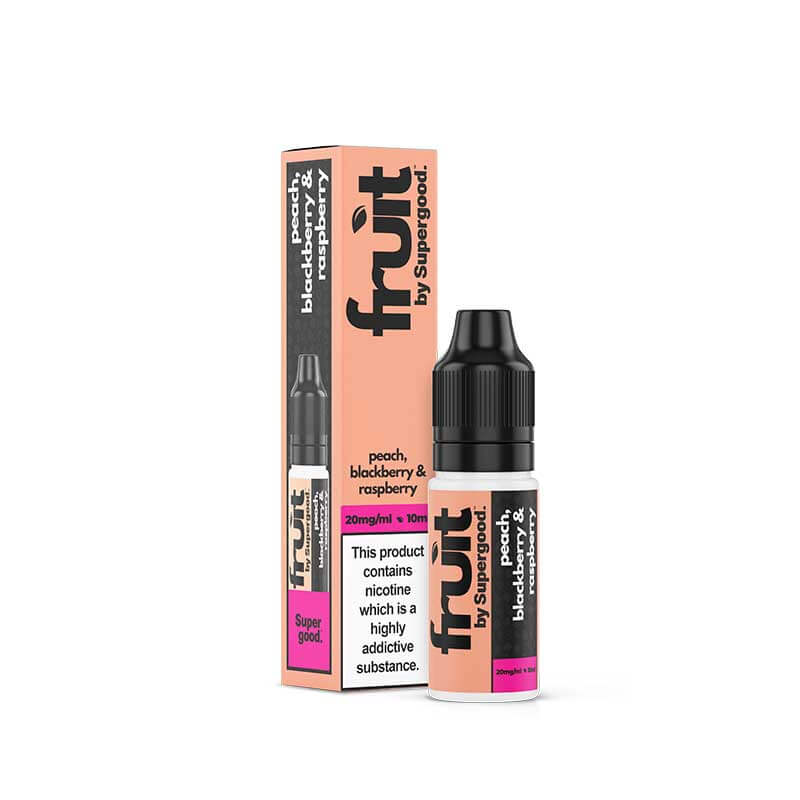 Fruit by Supergood  Peach Blackberry & Raspberry 10ml Nic Salts E-Liquid