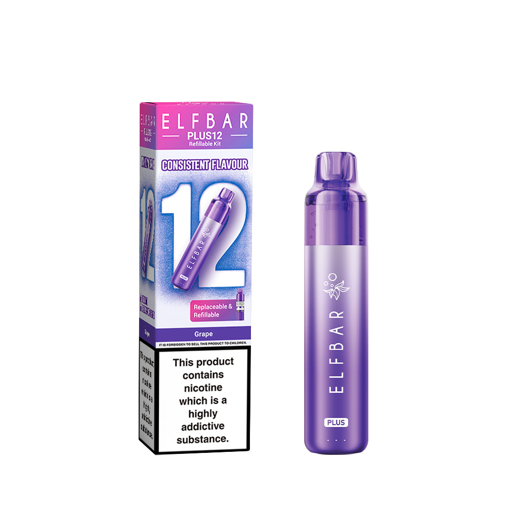 Elf Bar Plus 12 Prefilled Pod Vape Kits