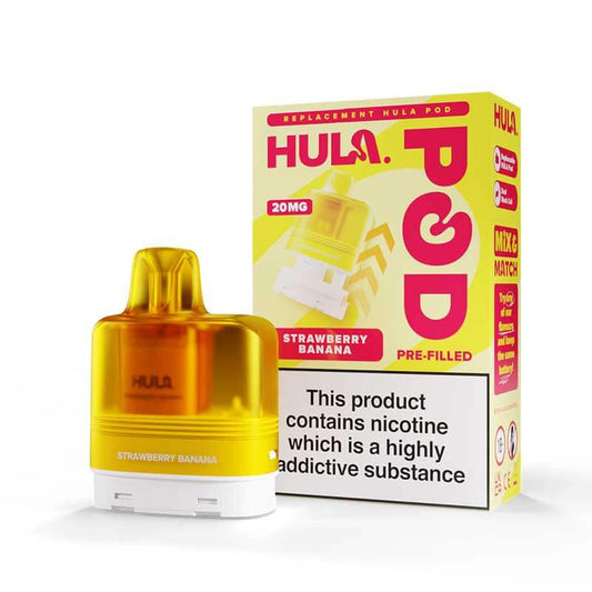 Hula 7000 Strawberry Banana Prefilled Vape Pod + Refill