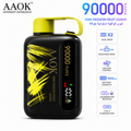 AAOK 90000 Disposable Vape – 90,000 Puffs Rechargeable Vape with Smart Display, Mesh Coil & Long-Lasting Performance