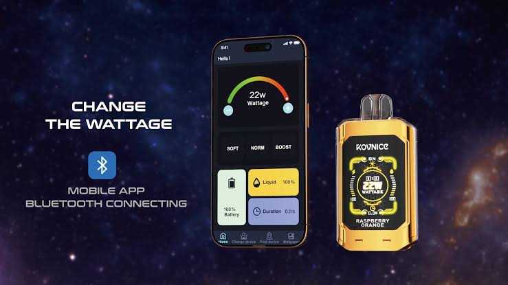 Kovince 20000 | 50mg Disposable | Bluetooth Enabled | Dedicated Mobile App | Inbuilt Speaker | Smart Display