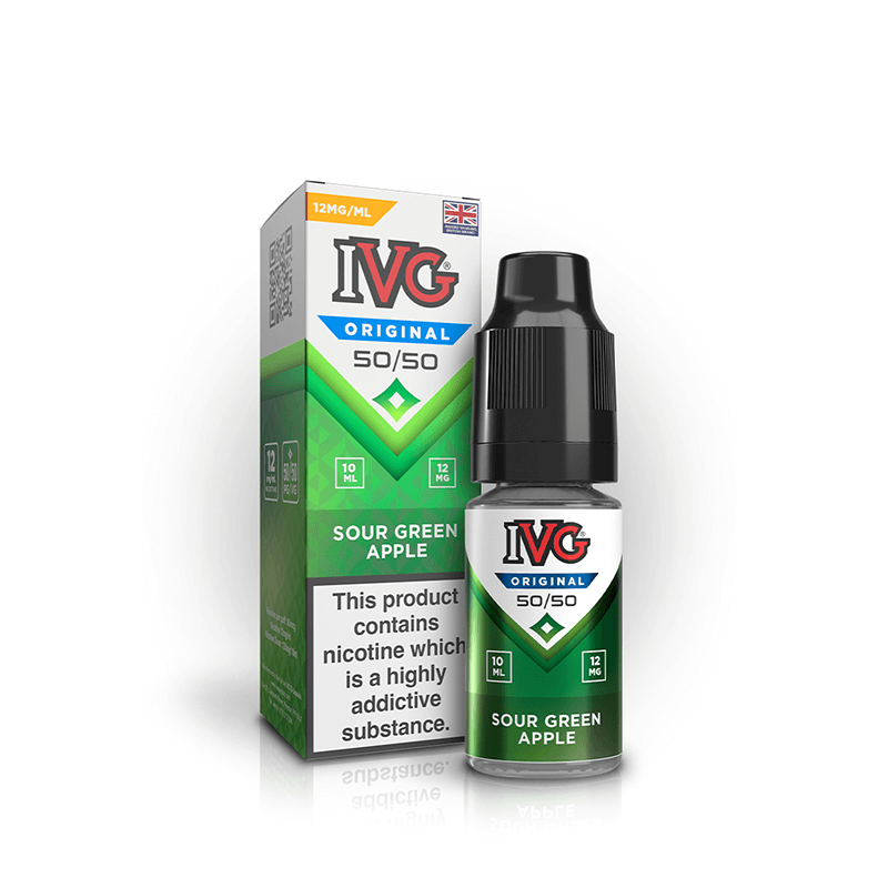 IVG  Sour Green Apple E-Liquid 50/50