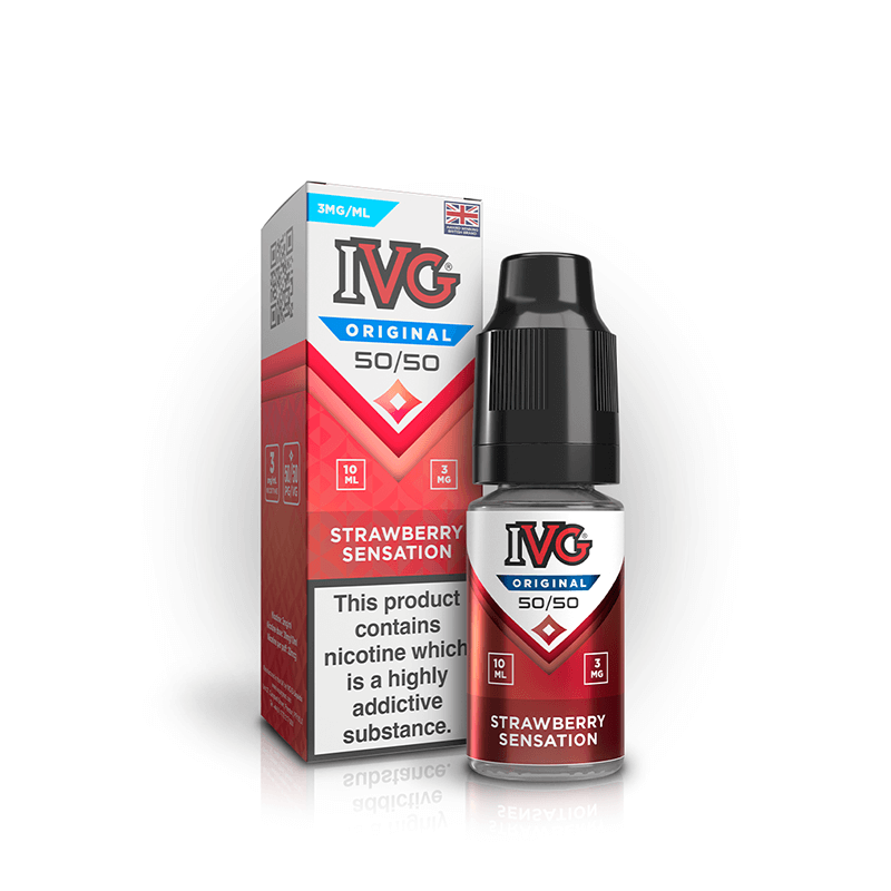 IVG  Strawberry Sensation E-Liquid 50/50