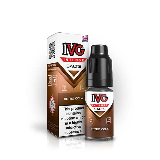 IVG Intense Salts Retro Cola 10ml Nic Salts E-Liquid