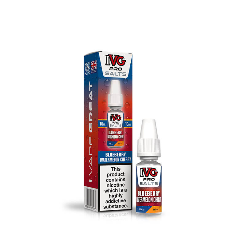 IVG Pro Salts Blueberry Watermelon Cherry 10ml E-Liquid