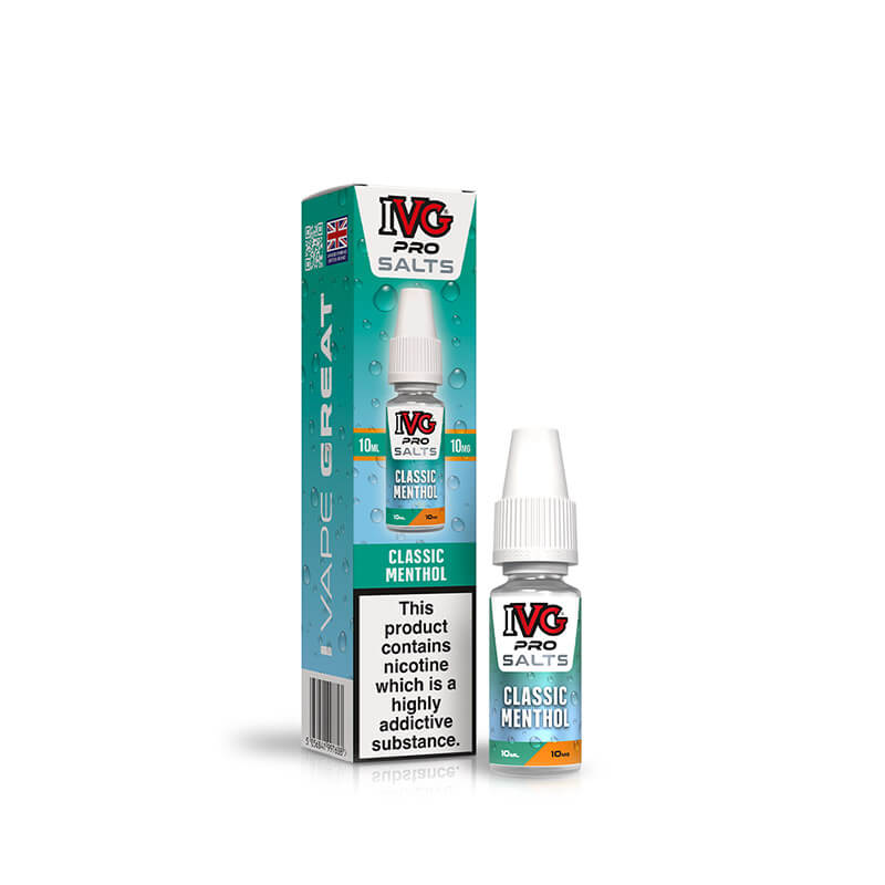 IVG Pro Salts Classic Menthol 10ml E-Liquid