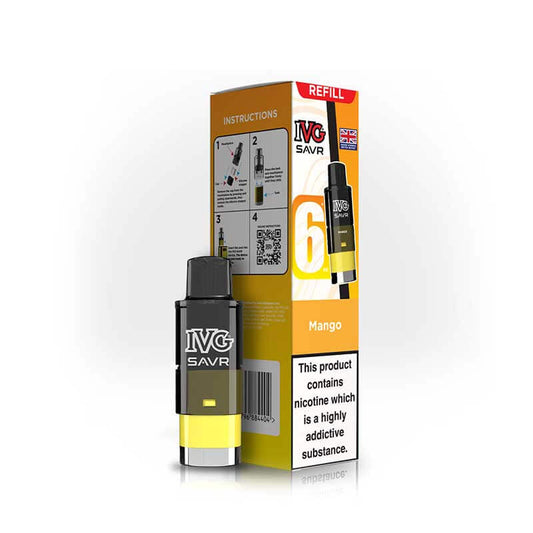 IVG Savr 3000 Mango Prefilled Vape Pod + Refill