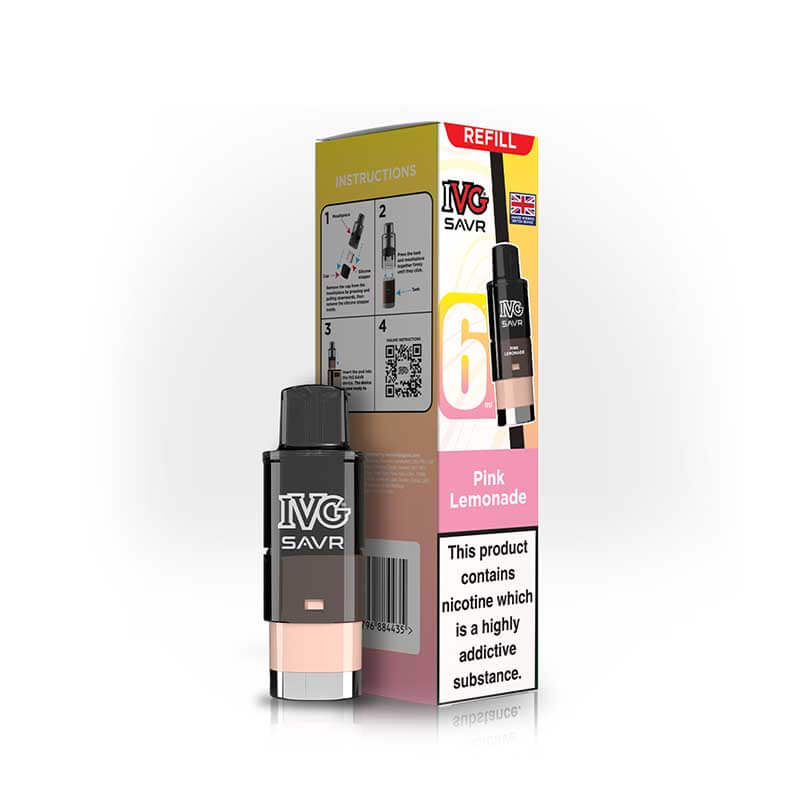 IVG Savr 3000 Pink Lemonade Prefilled Vape Pod + Refill